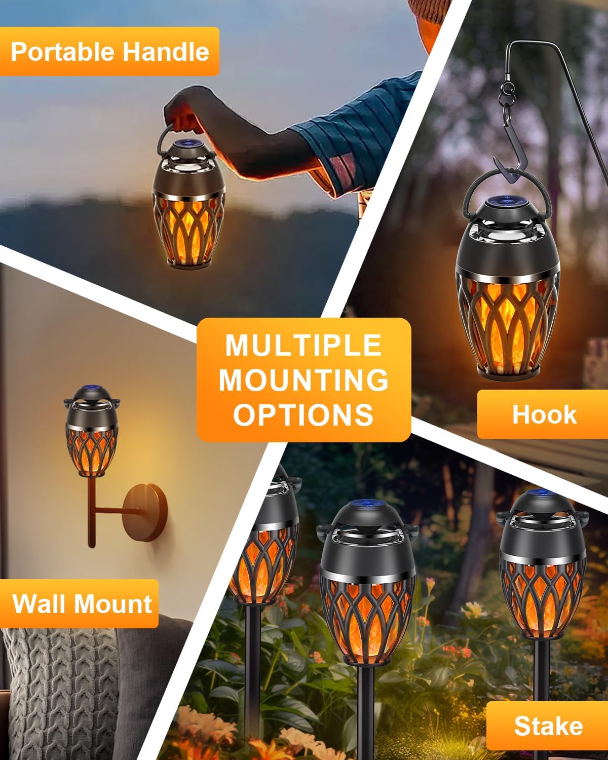 Outdoor Bluetooth Flame Speakers