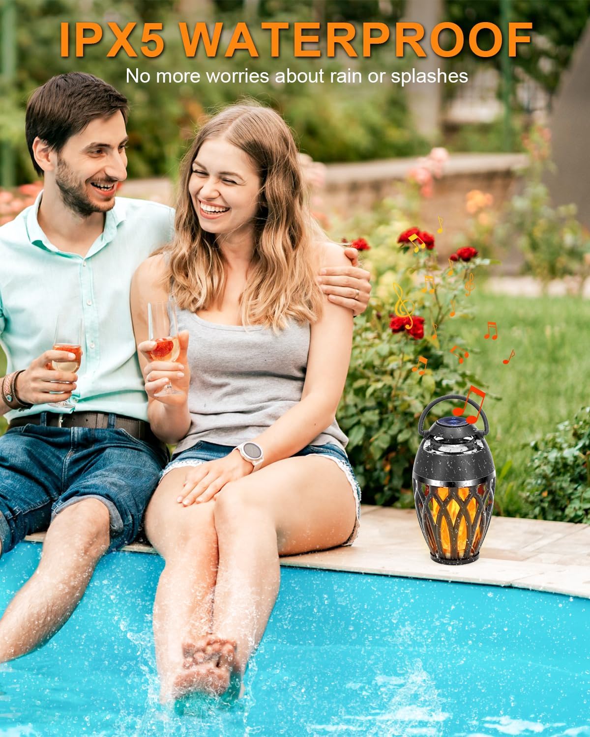 Outdoor Bluetooth Flame Speakers