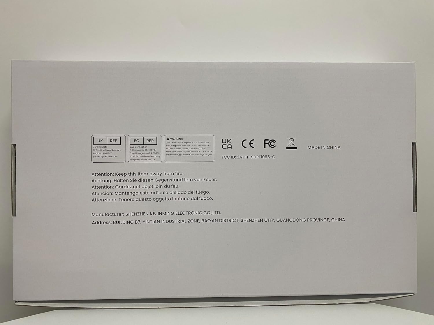Digital Frame with 32GB Memory
