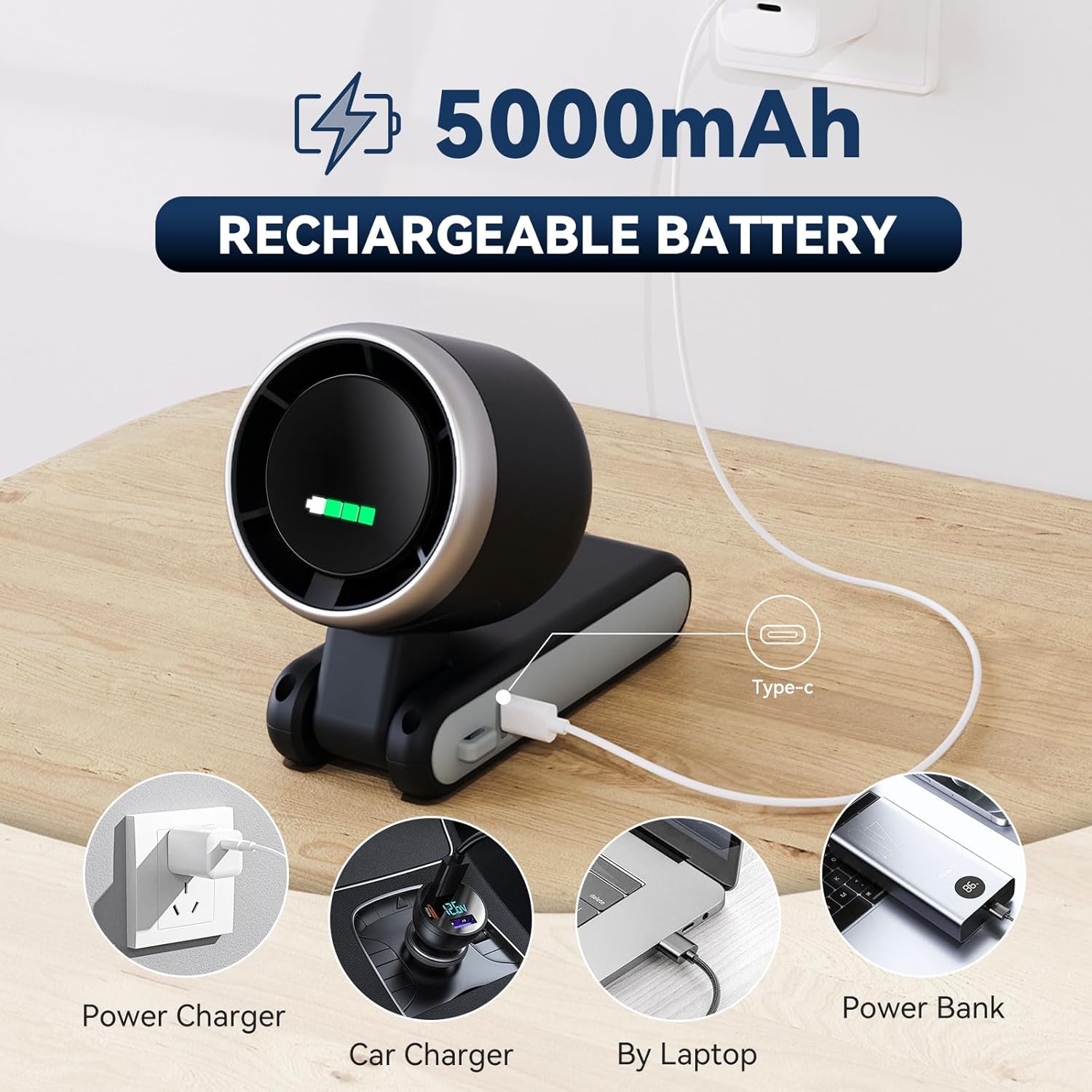 Portable Turbo Fan 5-Speed
