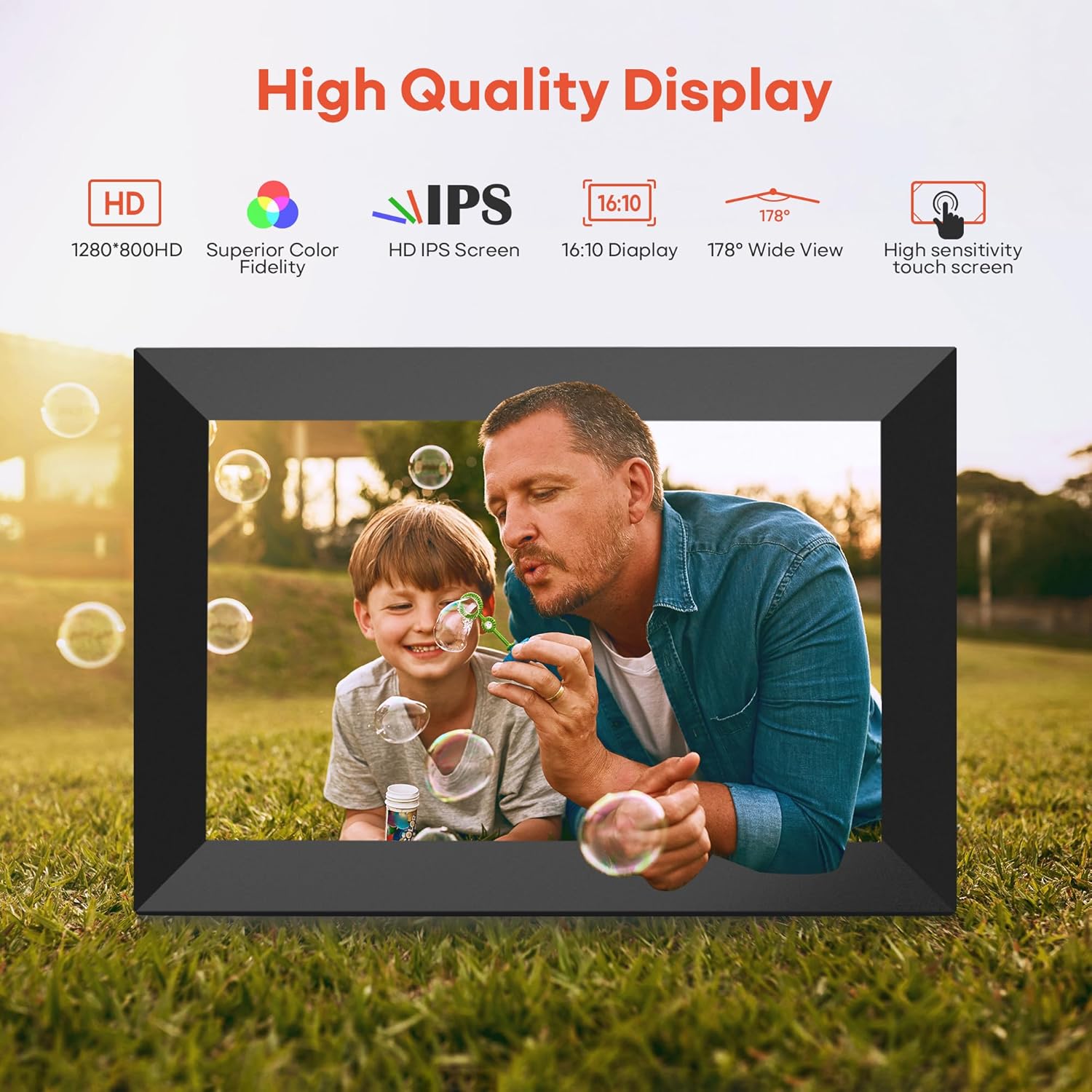 Digital Frame with 32GB Memory