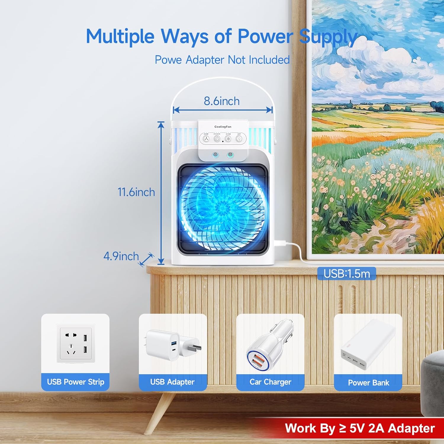 Evaporative Air Cooler Fan