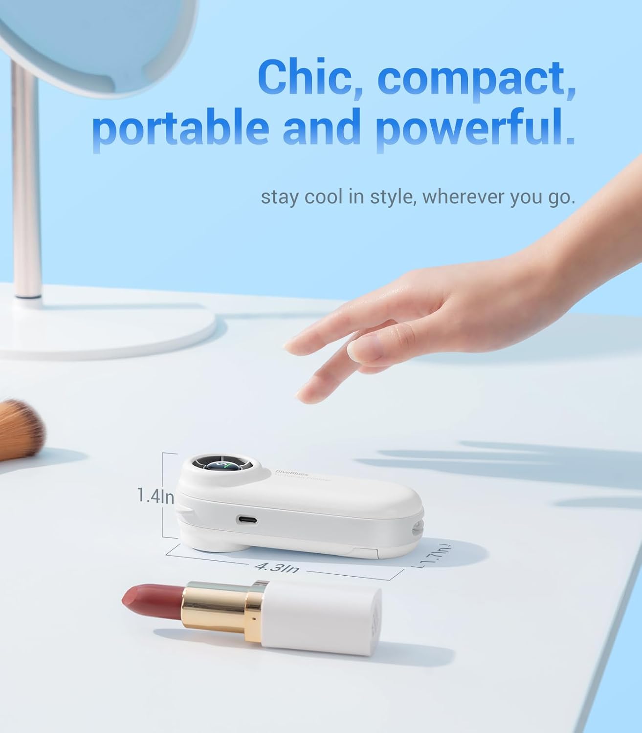 Portable USB Turbo Fan 4000mAh