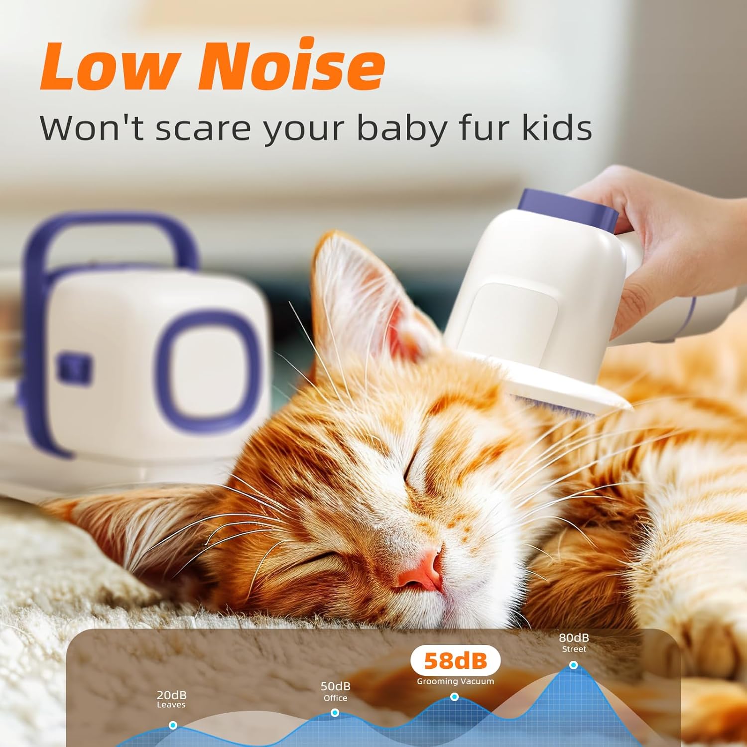 Pet Grooming Vacuum Kit for Dogs