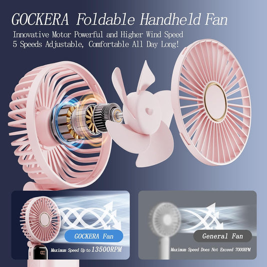 Portable 3in1 Foldable Quiet Fan