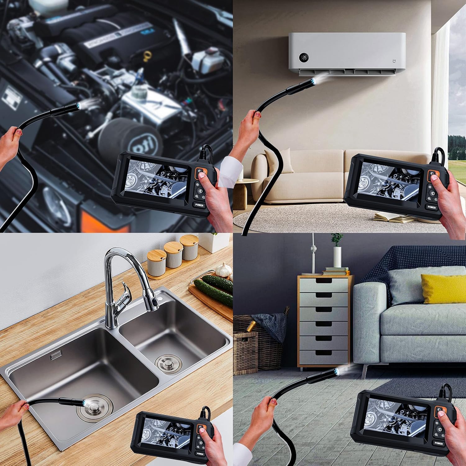 HD Endoscope Camera with Light