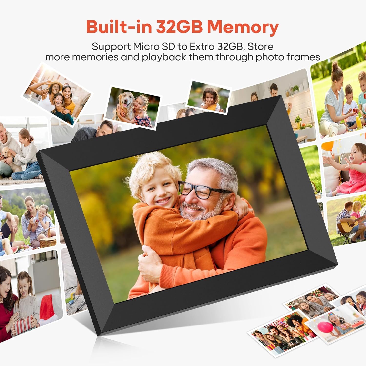 Digital Frame with 32GB Memory