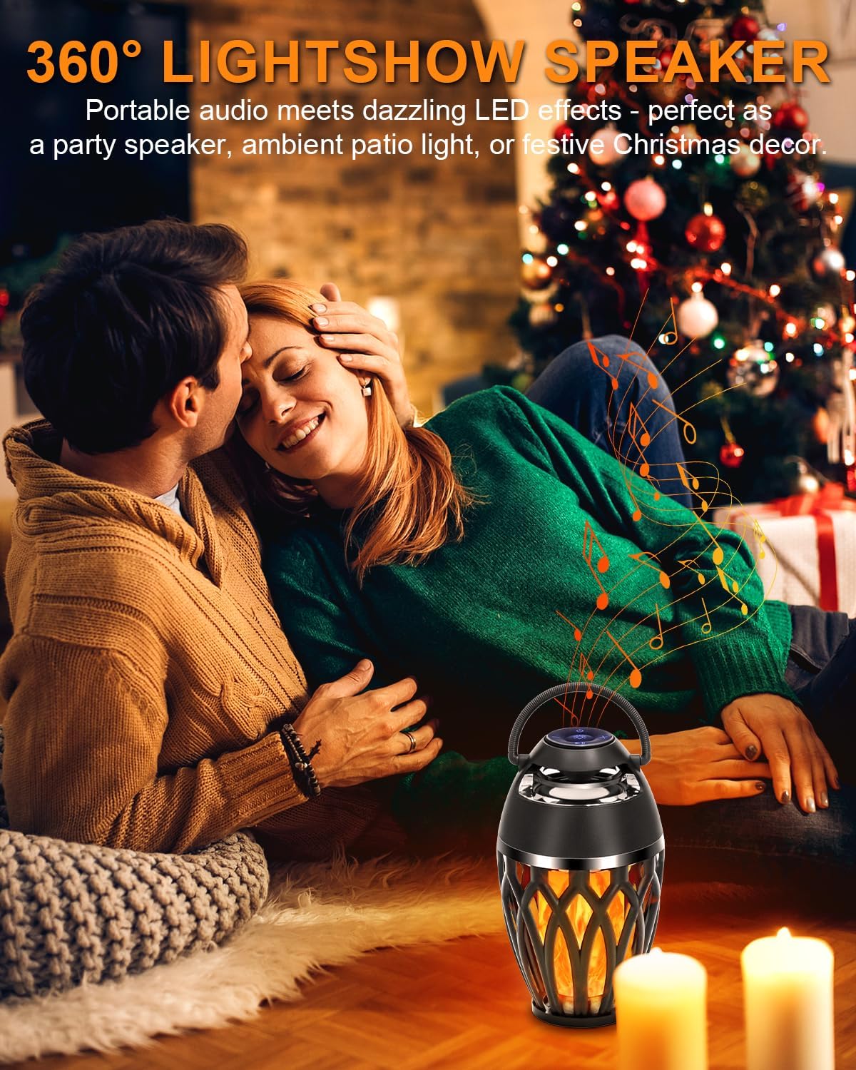 Outdoor Bluetooth Flame Speakers