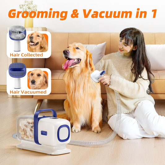 Pet Grooming Vacuum Kit for Dogs